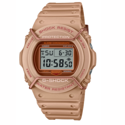 Casio G-Shock Tone On Tone Series DW-5700PT-5 Brown Resin Band Men Sport Watch